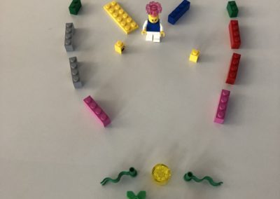 Christine Traut in einem LEGO® Serious Play® Workshop