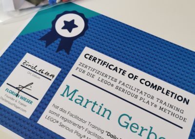 Martin Gerber in einem LEGO® Serious Play® Workshop
