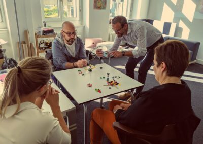Martin Gerber in einem LEGO® Serious Play® Workshop