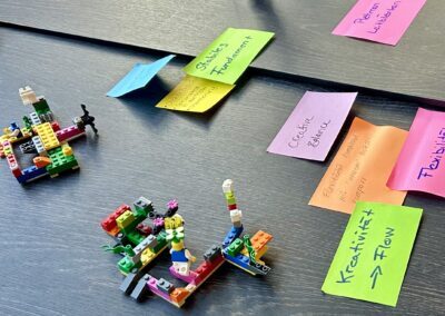 Sylvia Winkelmann-Ackermann in einem LEGO® Serious Play® Workshop